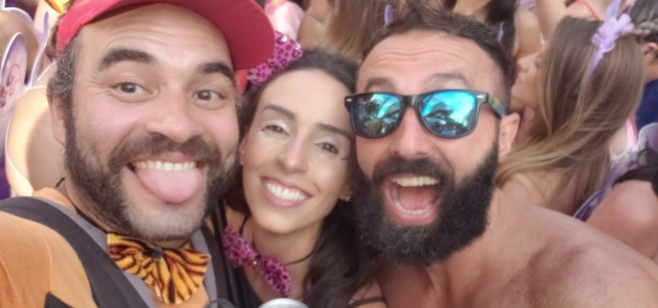 No bloco no pré carnaval em São Paulo