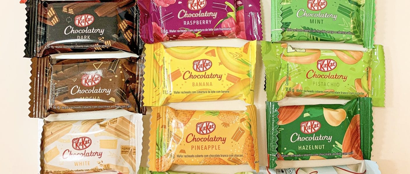 Kit Kat Chocolatory - tipos