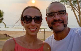 Por do Sol na Praia da Graciosa