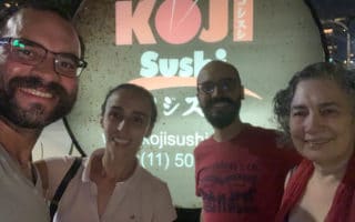 Foto da entrada dp Koji Sushi