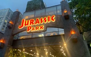 entrada Jurassic Park Burguer Restaurant
