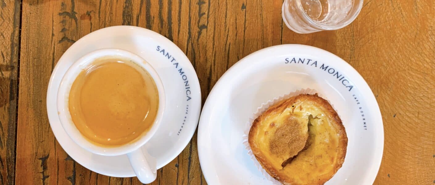 pastel de belem cafe Sol Restaurante Liberdade