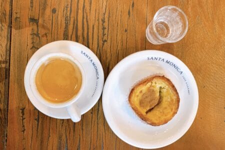 pastel de belem cafe Sol Restaurante Liberdade