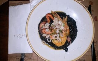 Piccini cucina Risotto Nero lá Fruti Di Mari