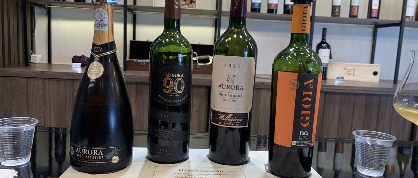 Vinicola aurora degustação